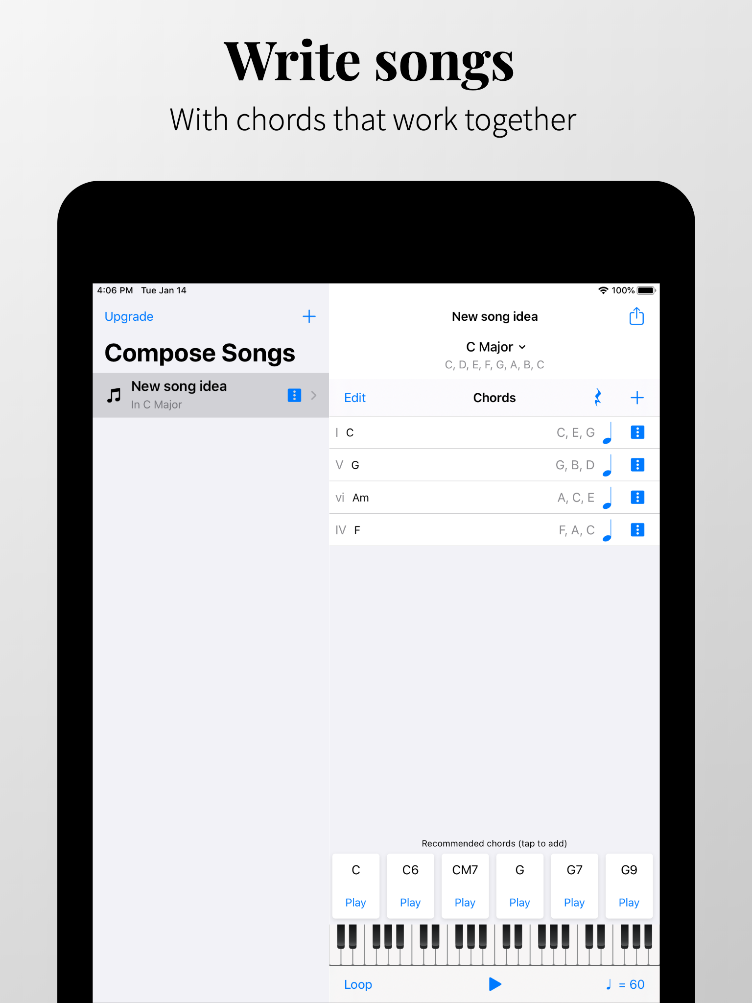 Piano Chords and Scales screenshot